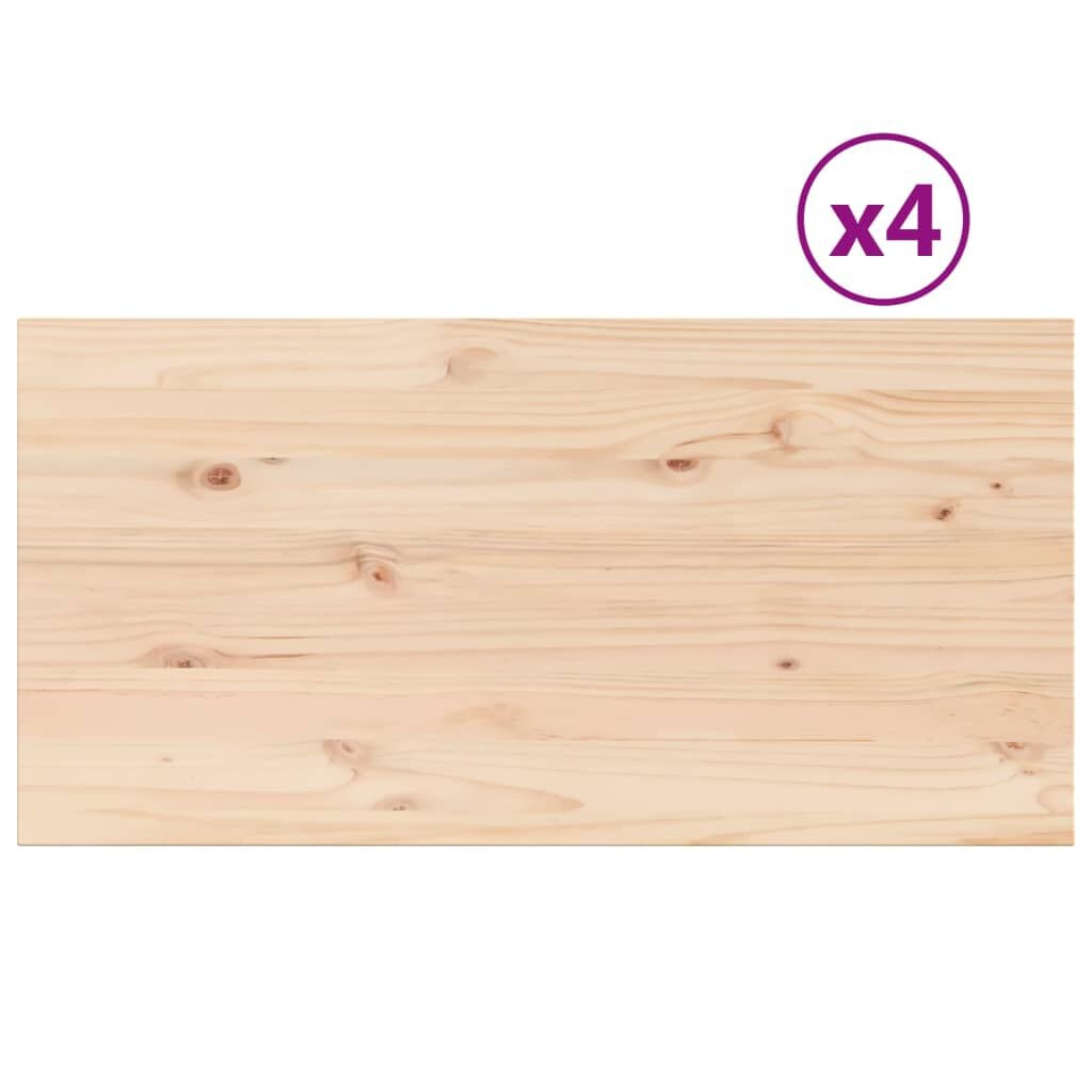 VidaXL Tafelbladen Grenen (4 st) 100x50cm - 35% Korting!