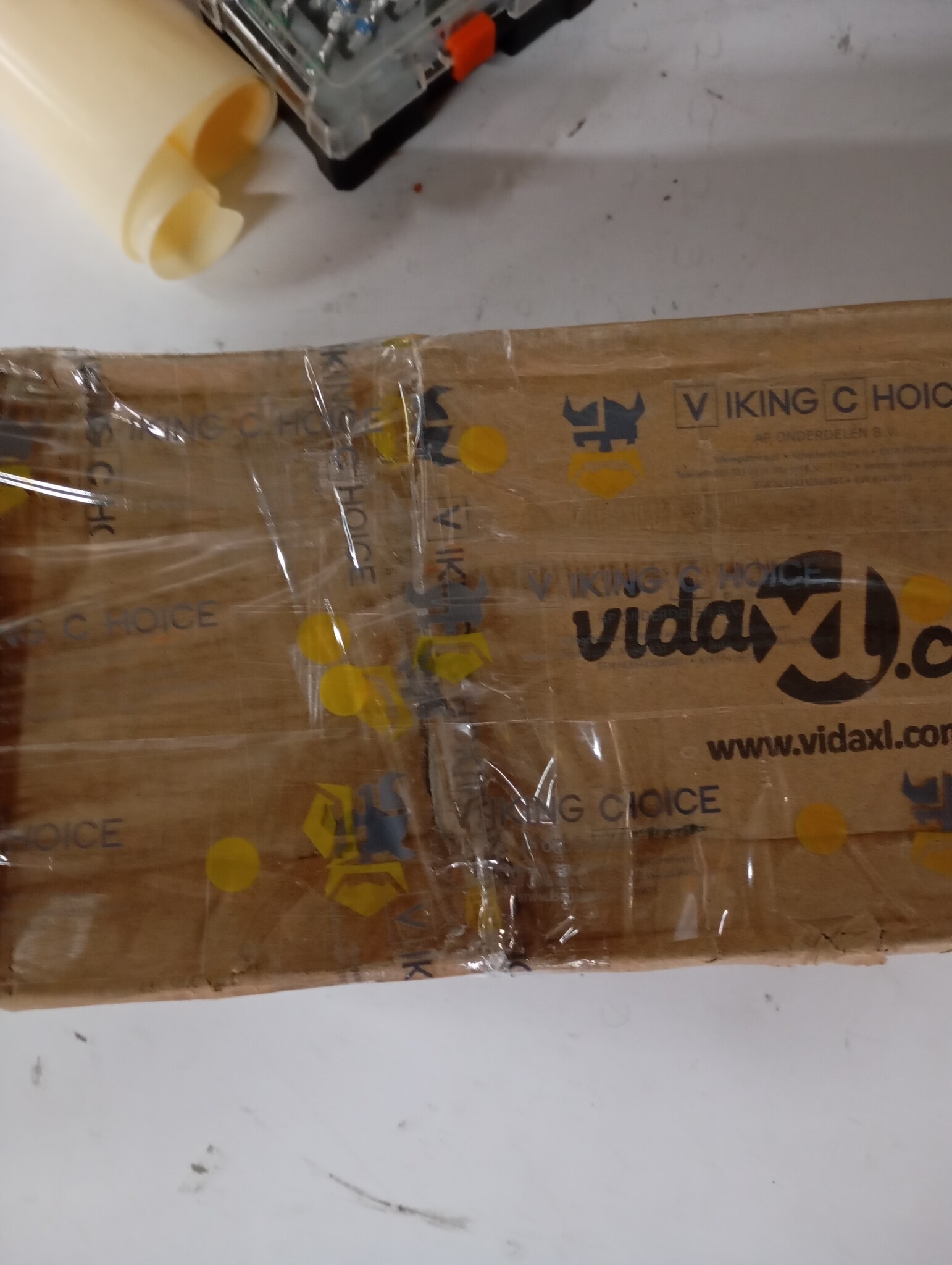 vidaXL Parasol Taupe 196x231cm - 45% Korting!