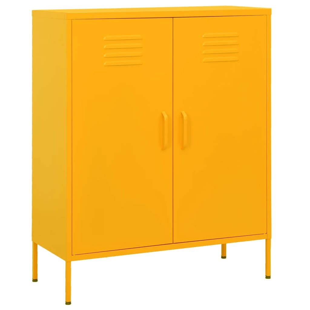 vidaXL Opbergkast Mosterdgeel - 35% Korting!