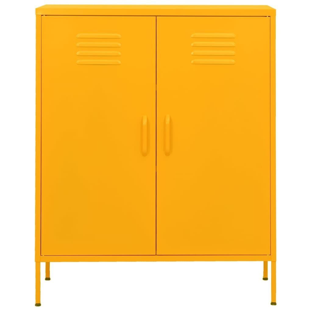 vidaXL Opbergkast Mosterdgeel - 35% Korting!