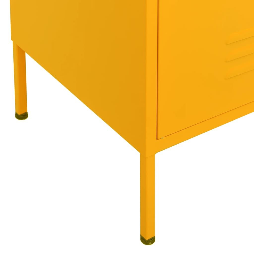 vidaXL Opbergkast Mosterdgeel - 35% Korting!