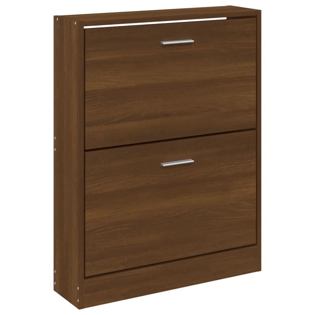 vidaXL Schoenenkast Bruin Eiken - 35% Korting!