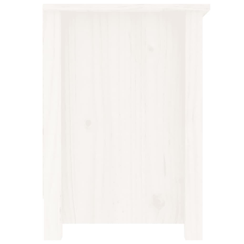 vidaXL TV-Meubel Grenenhout Wit 103cm - 35% Korting!