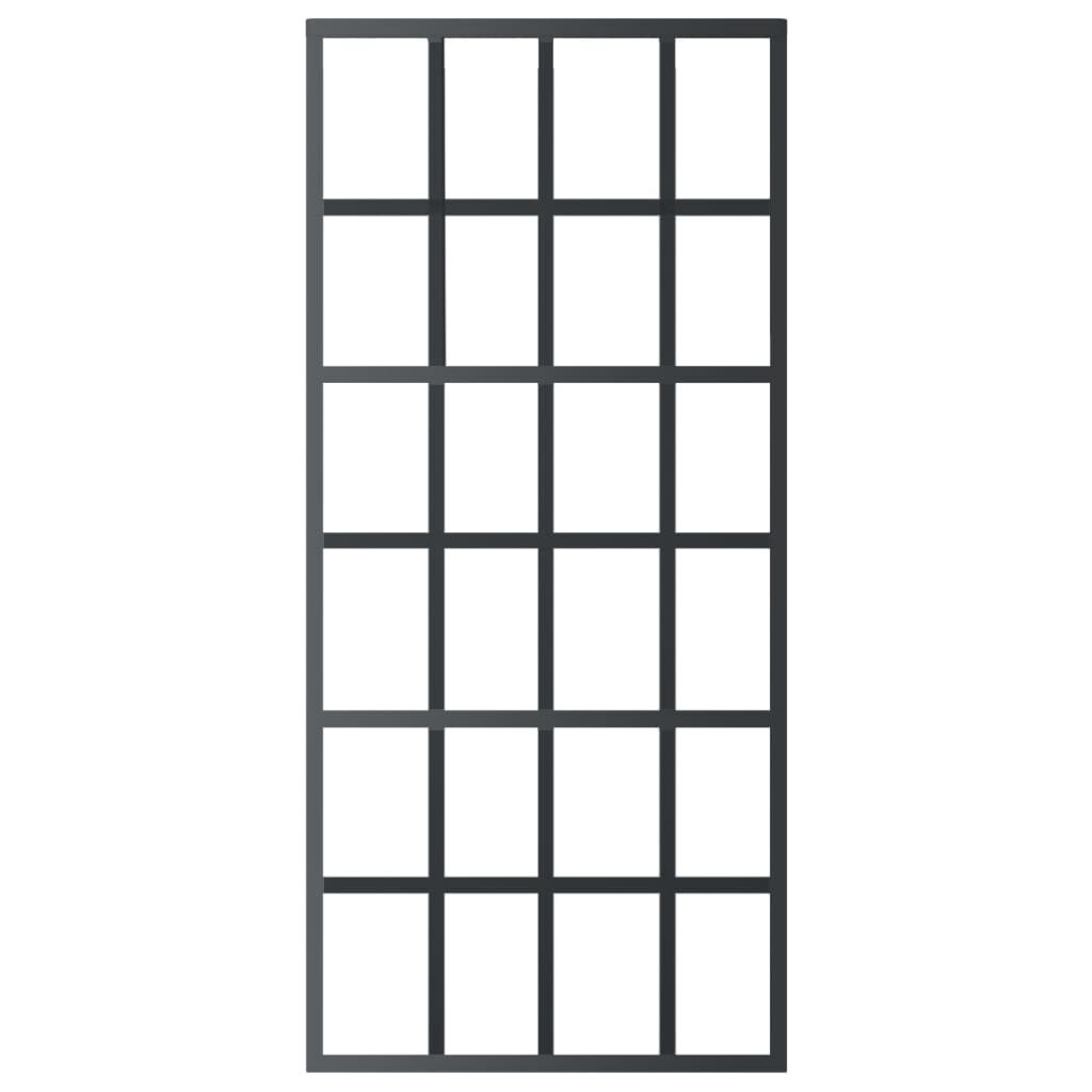 vidaXL Schuifdeur 90x205cm Zwart - 35% Korting!