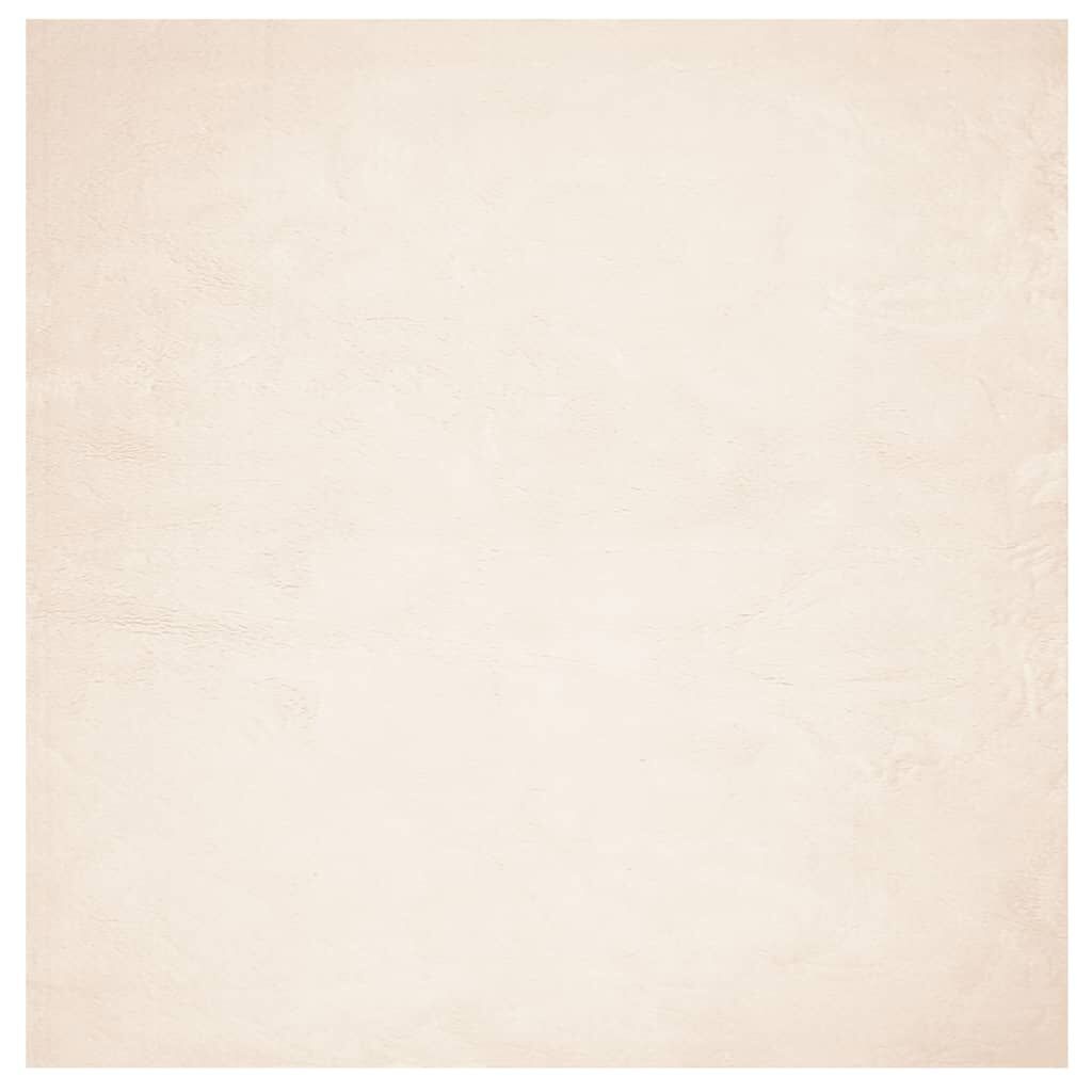 vidaXL Vloerkleed HUARTE Beige 120x120cm - 47% Korting!