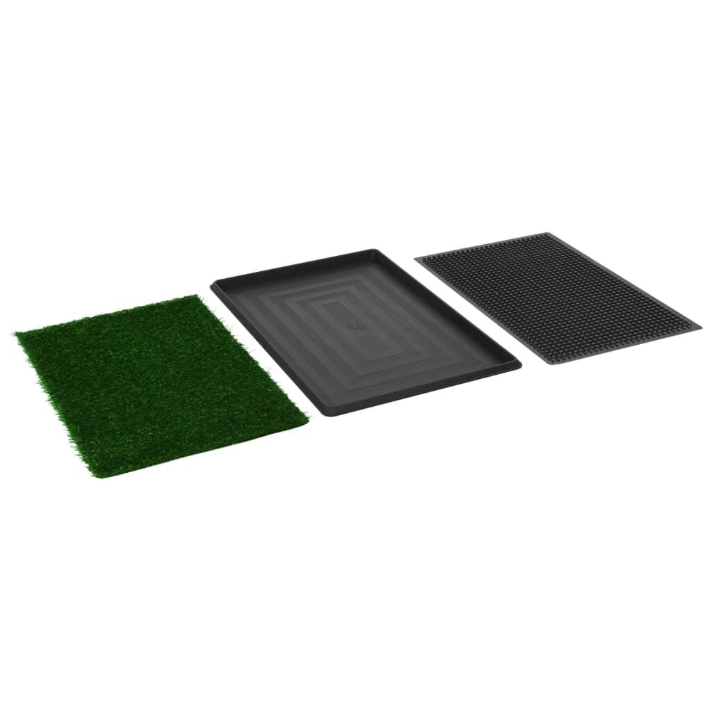 Huisdierentoilet met Kunstgras - 76x51cm - 47% Korting!