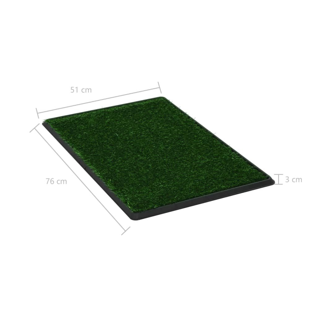 Huisdierentoilet met Kunstgras - 76x51cm - 47% Korting!