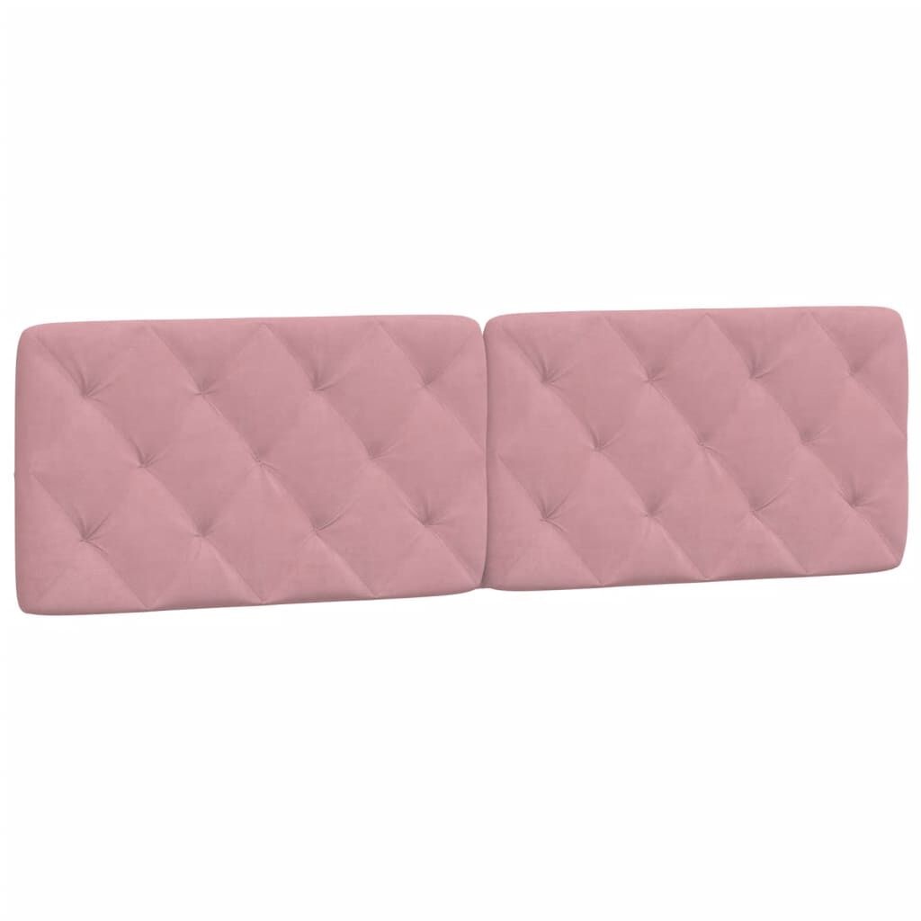 vidaXL Hoofdbordkussen Roze Fluweel 180cm - 53% Korting!