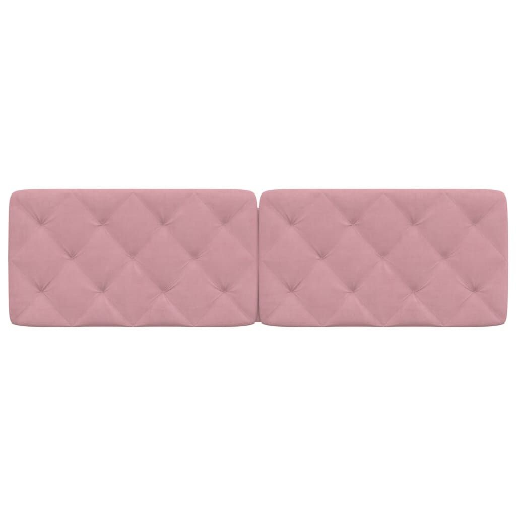 vidaXL Hoofdbordkussen Roze Fluweel 180cm - 53% Korting!
