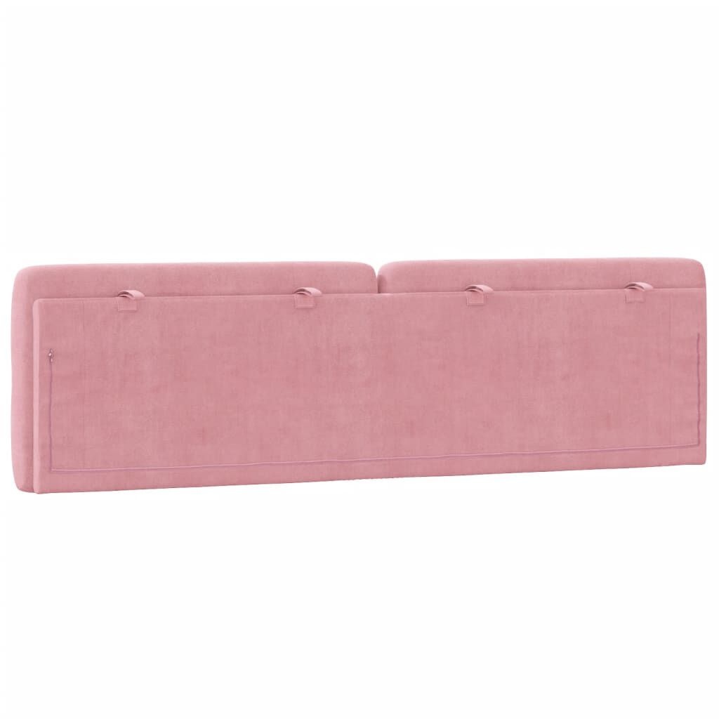 vidaXL Hoofdbordkussen Roze Fluweel 180cm - 53% Korting!