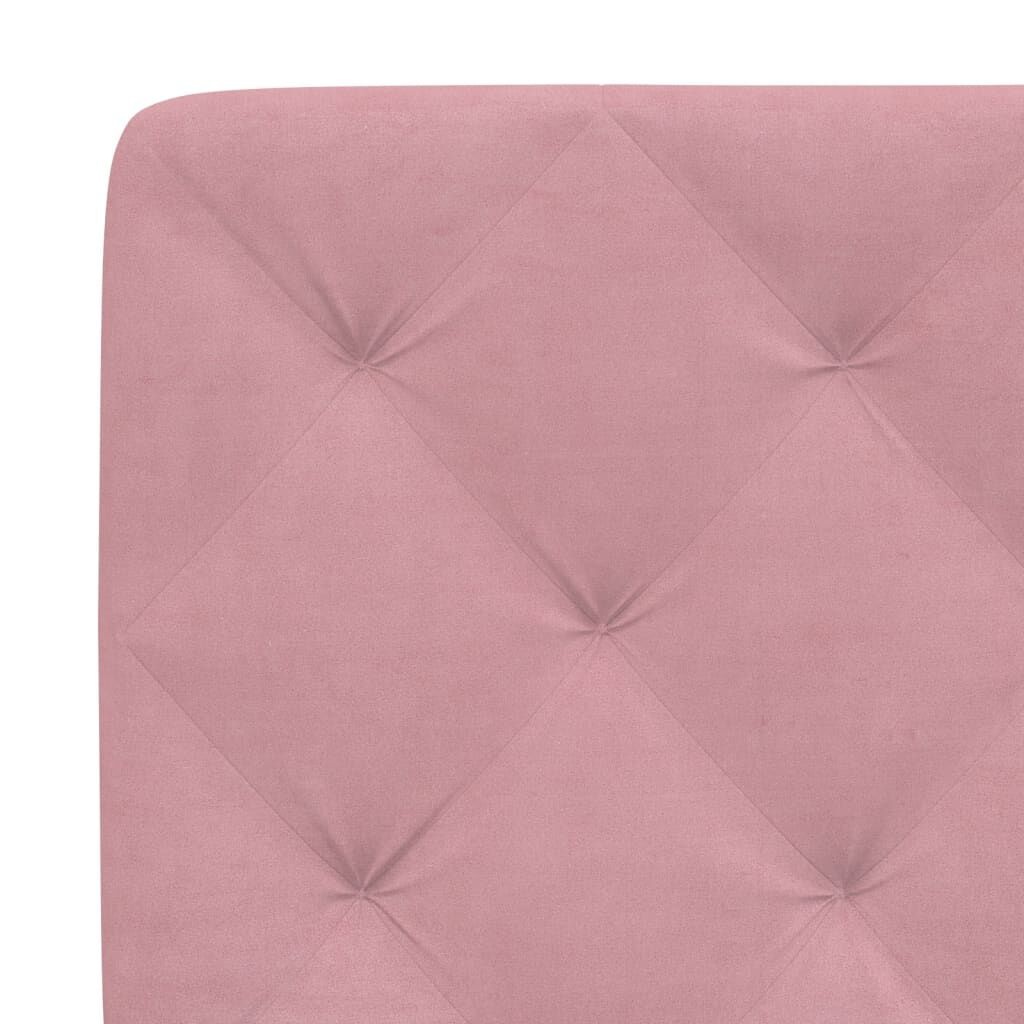 vidaXL Hoofdbordkussen Roze Fluweel 180cm - 53% Korting!
