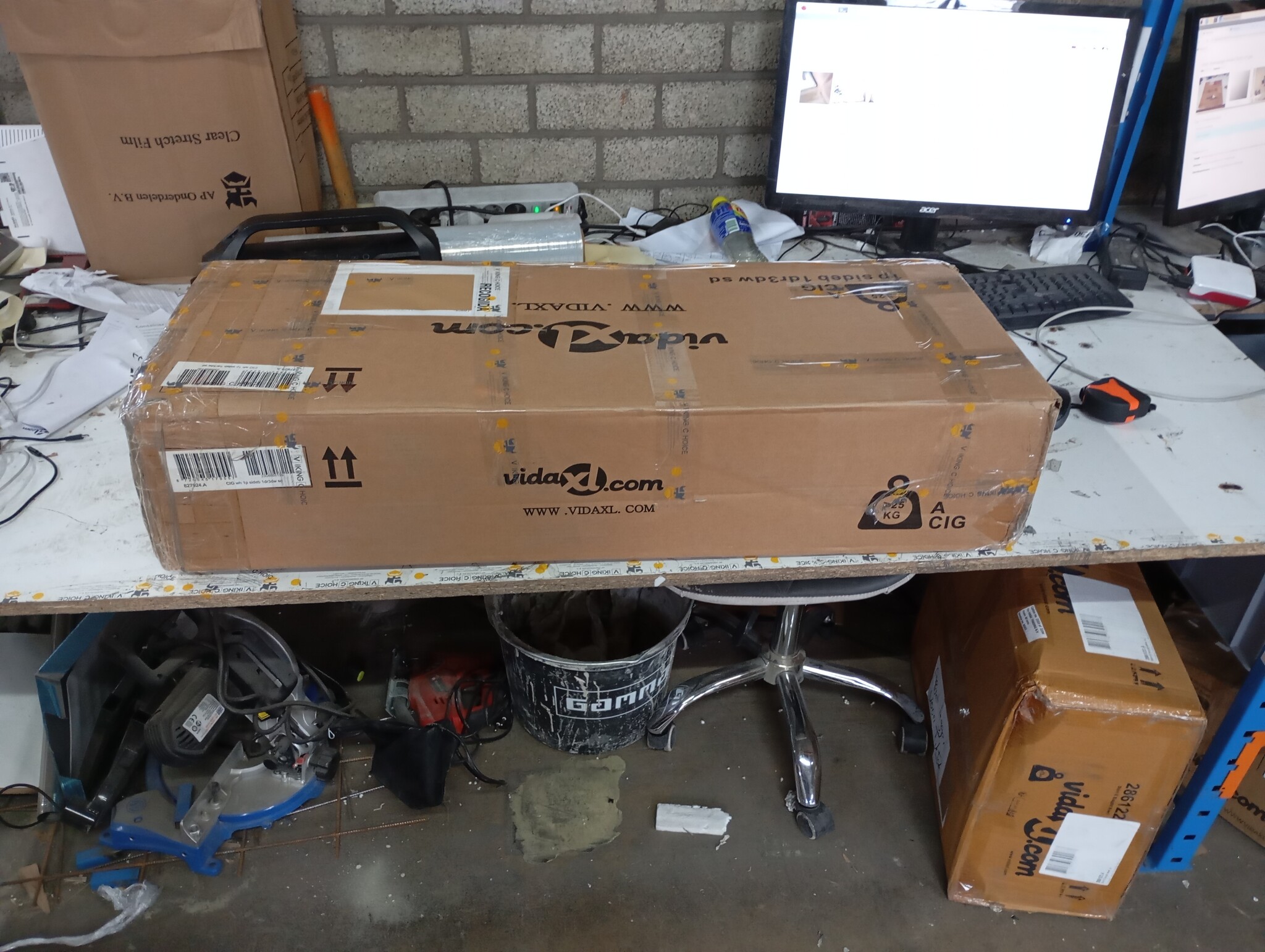 VidaXL Dressoir Wit 69,5cm - Zo Goed Als Nieuw - 50% Korting!