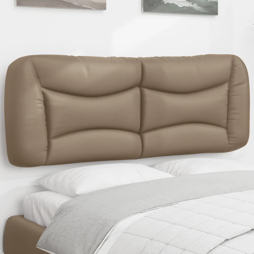 Hoofdbordkussen 140cm Cappuccino -60%! Kunstleer Topdeal