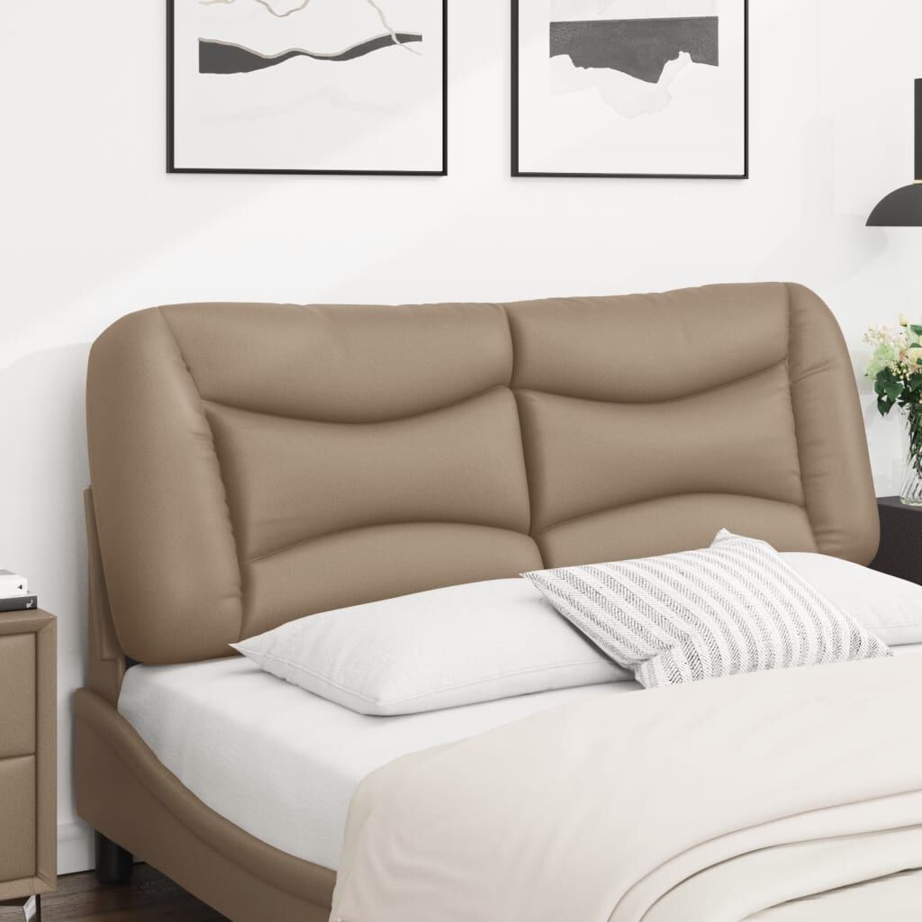 Hoofdbordkussen 140cm Cappuccino -60%! Kunstleer Topdeal