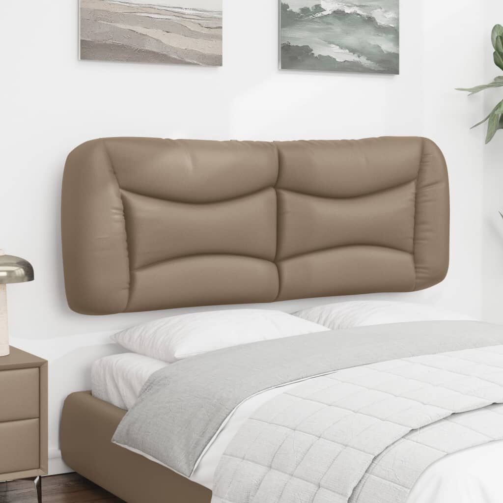 Hoofdbordkussen 140cm Cappuccino -60%! Kunstleer Topdeal