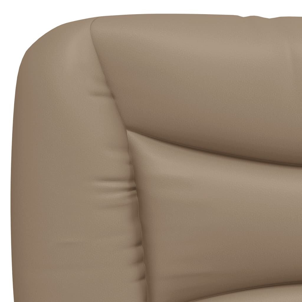 Hoofdbordkussen 140cm Cappuccino -60%! Kunstleer Topdeal