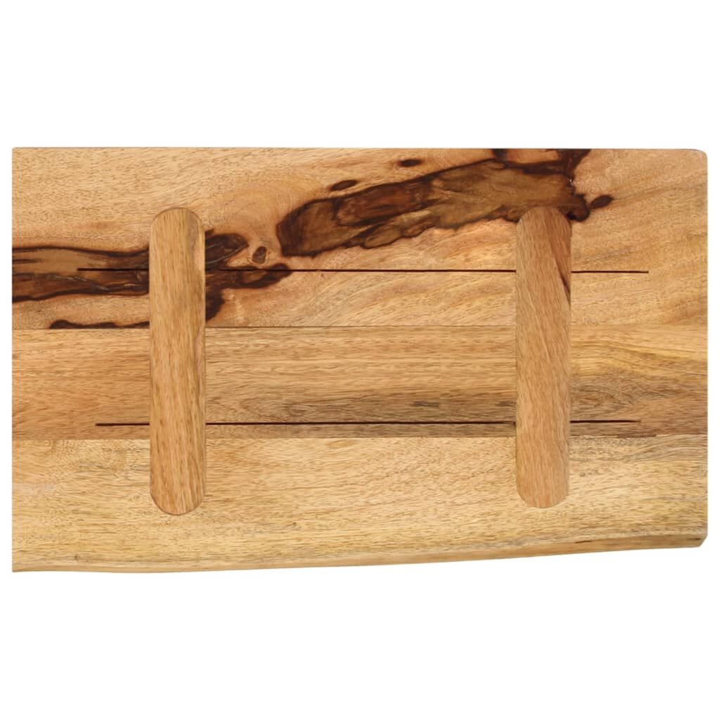 VidaXL Tafelblad Mango 60x30cm - Natuurlijke Rand - 35% Korting!