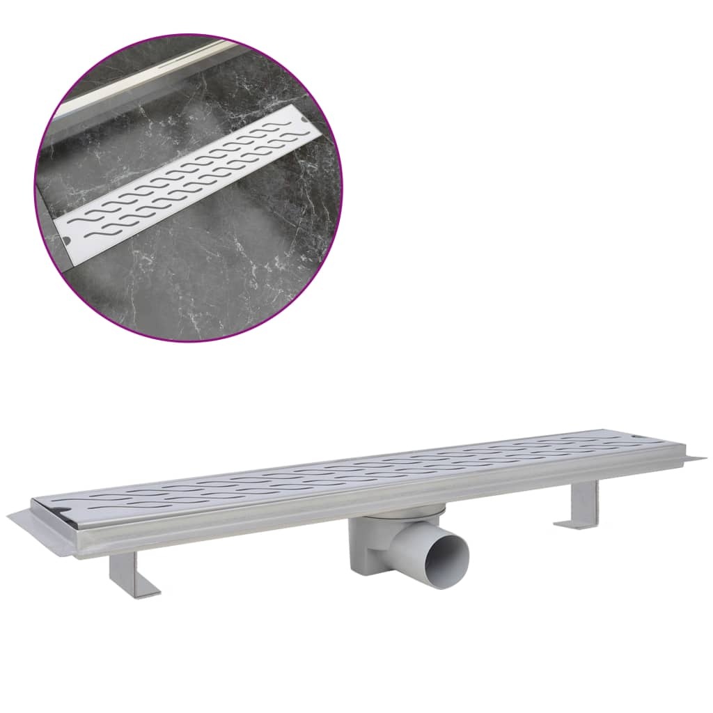 vidaXL Douchegoot Golf 630x140mm - 35% Korting!