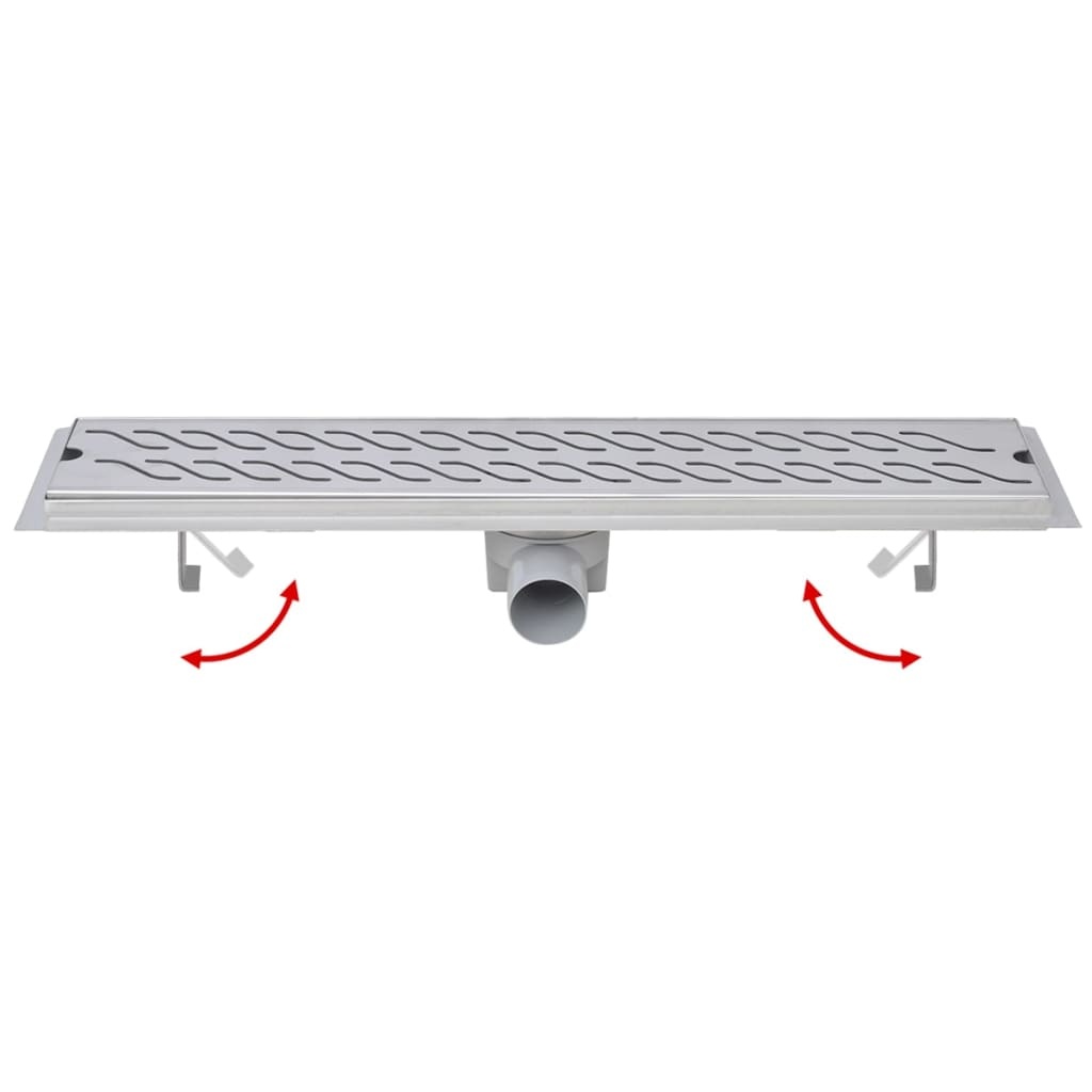 vidaXL Douchegoot Golf 630x140mm - 35% Korting!