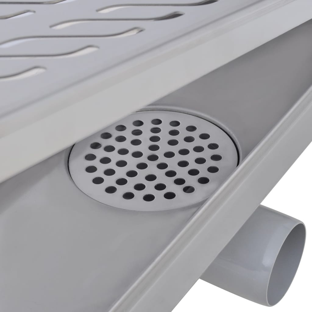 vidaXL Douchegoot Golf 630x140mm - 35% Korting!