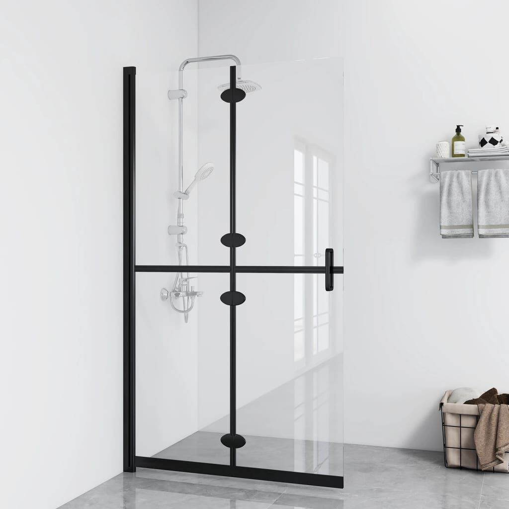 Inloopdouchewand Inklapbaar 100x190 cm -35% Korting!