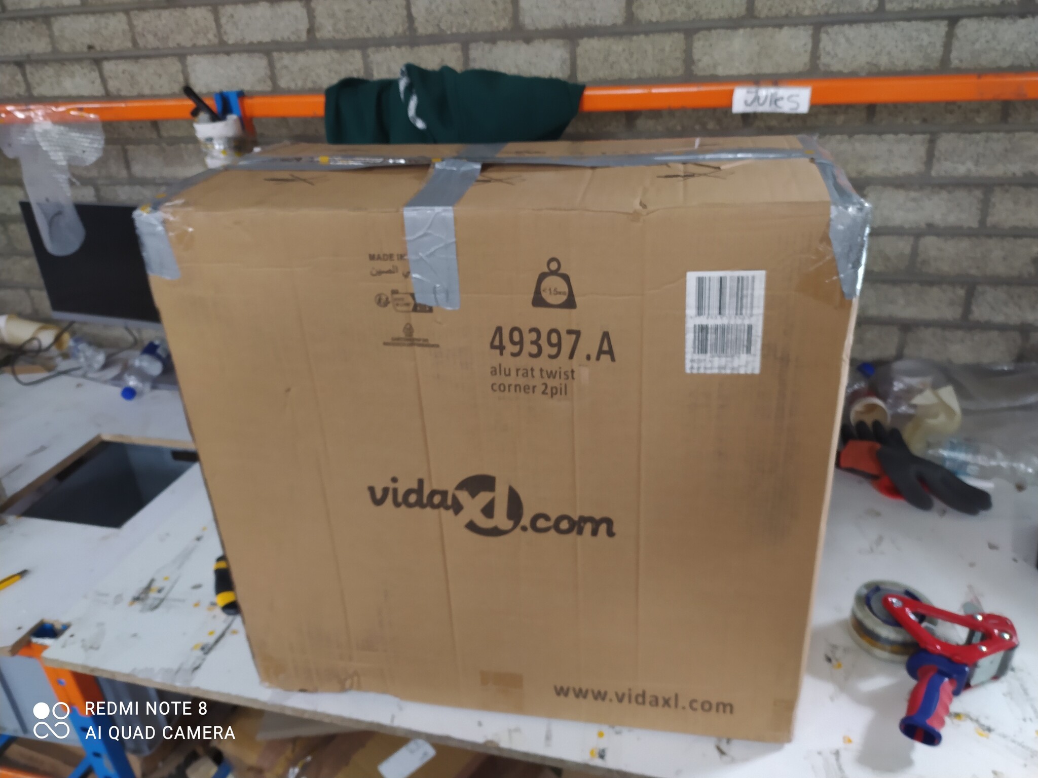 VidaXL Hoekbank Rattan Antraciet - 60% Korting! (Schroeven Missen)