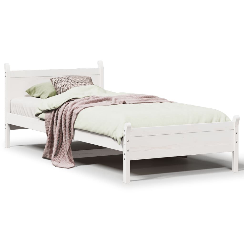 Grenen Bedframe Wit 90x190cm - 41% Korting!