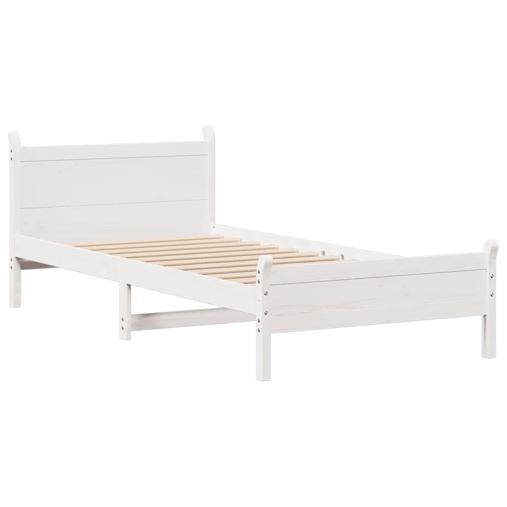 Grenen Bedframe Wit 90x190cm - 41% Korting!