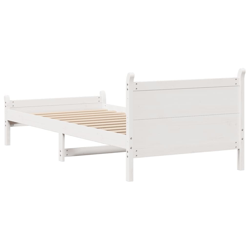 Grenen Bedframe Wit 90x190cm - 41% Korting!