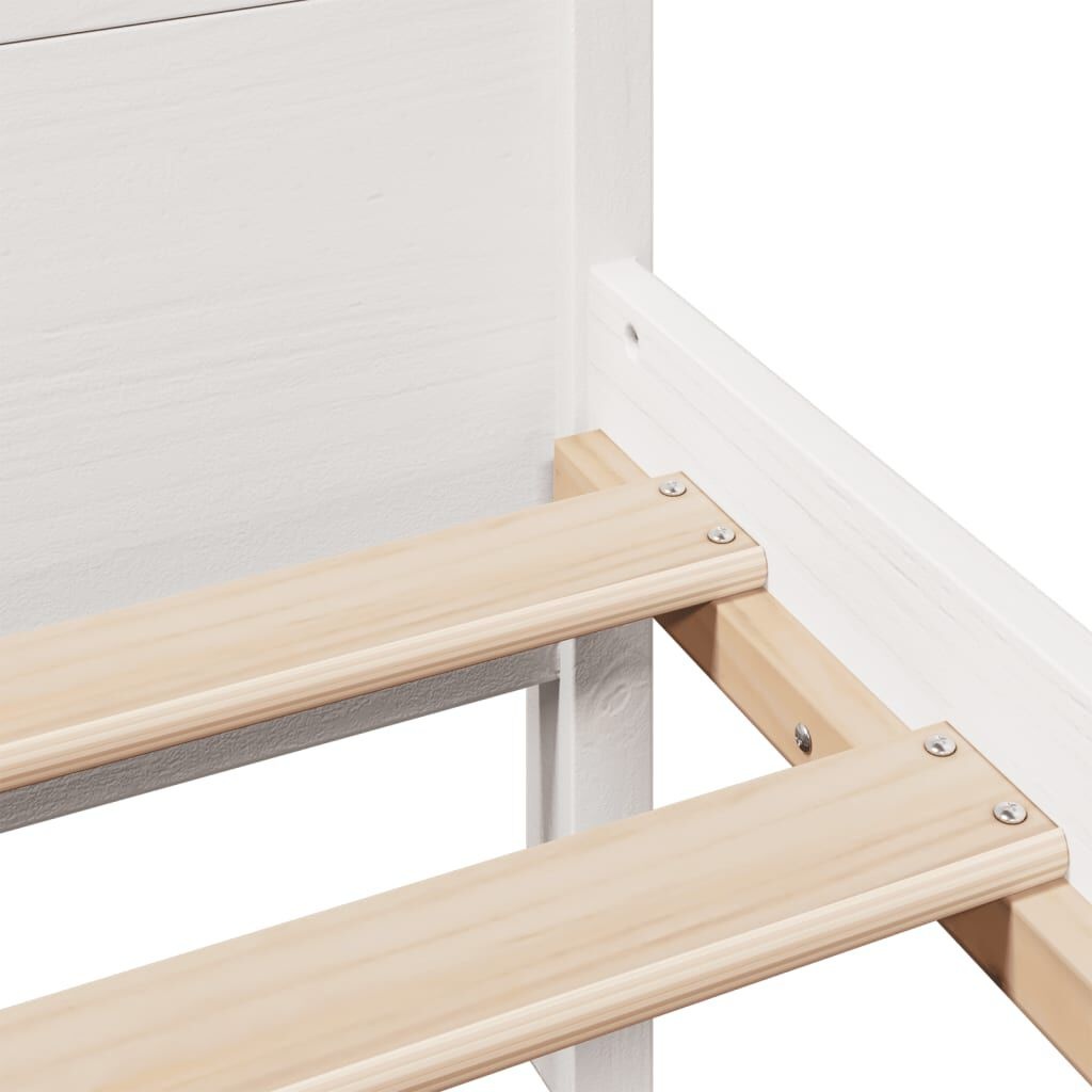 Grenen Bedframe Wit 90x190cm - 41% Korting!
