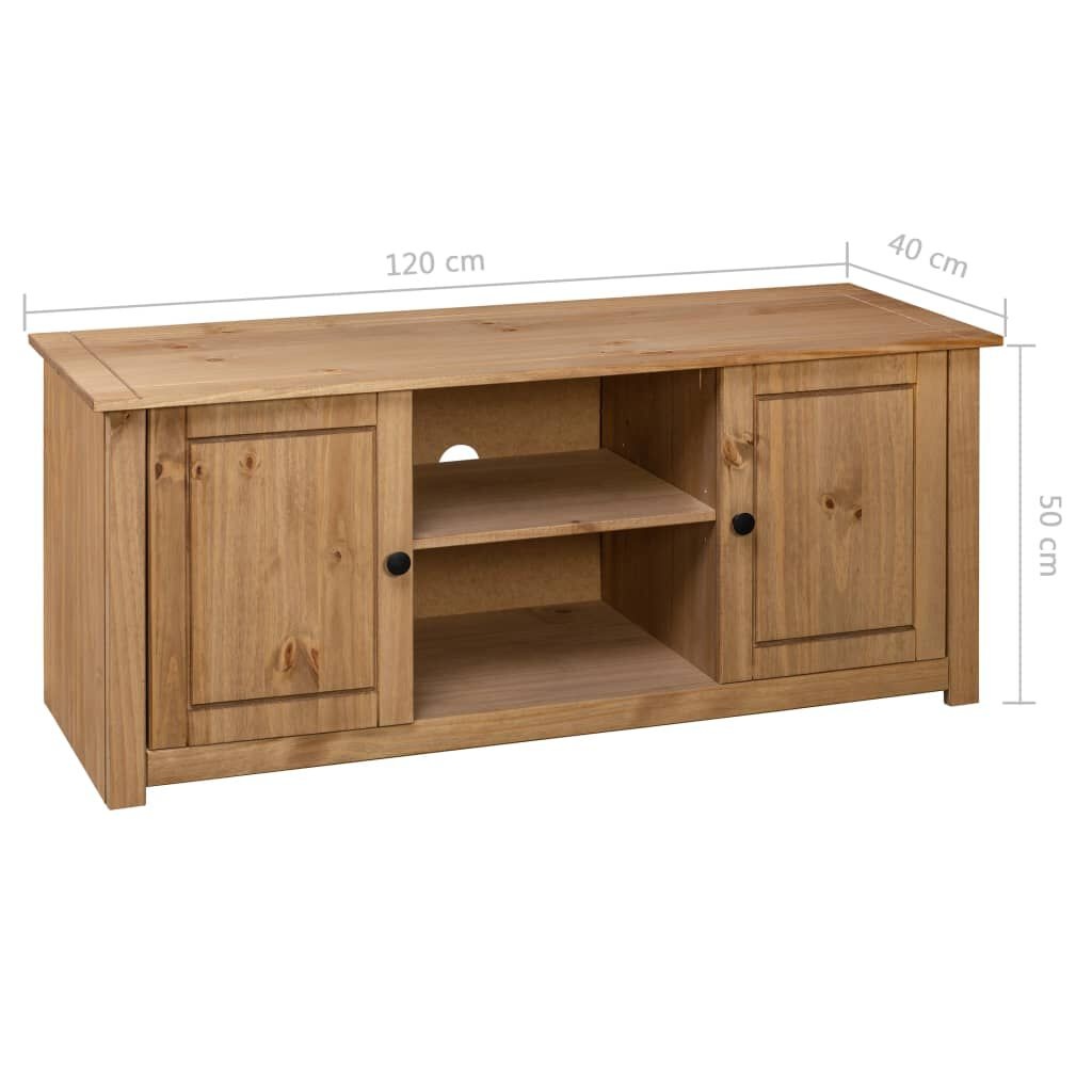 VidaXL TV-kast Grenen 120cm - 35% Korting!
