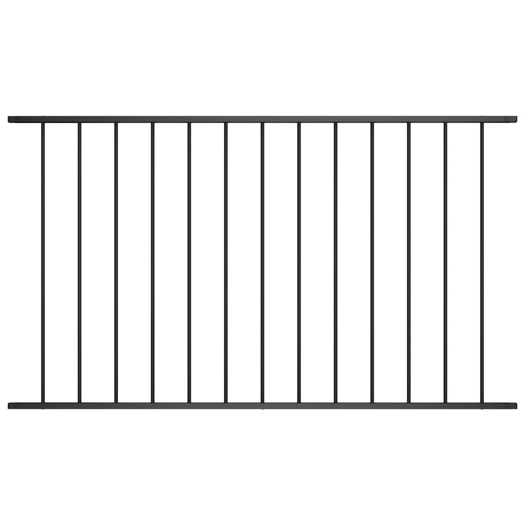 vidaXL Hekpaneel 1,7x1,25m Zwart - 35% Korting!