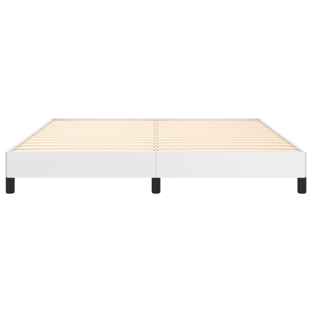 vidaXL Bedframe Kunstleer Wit 160x200 cm - 35% Korting!