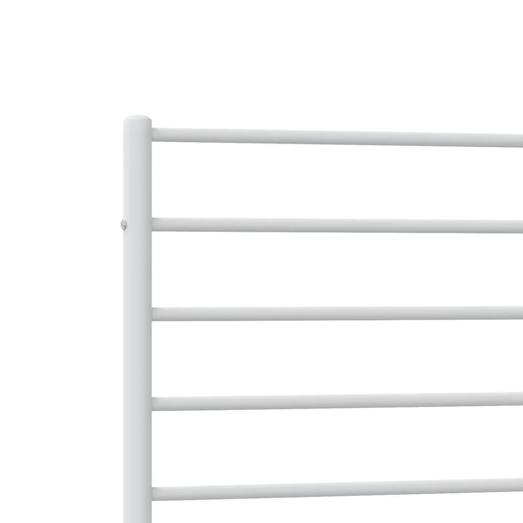 VidaXL Bedframe 90x190 Wit Metaal - 35% Korting! (Lichte Schade)