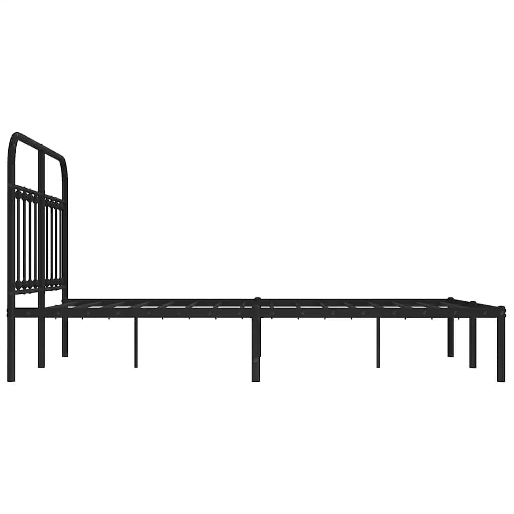 vidaXL Bedframe 135x190 Zwart - 42% Korting!