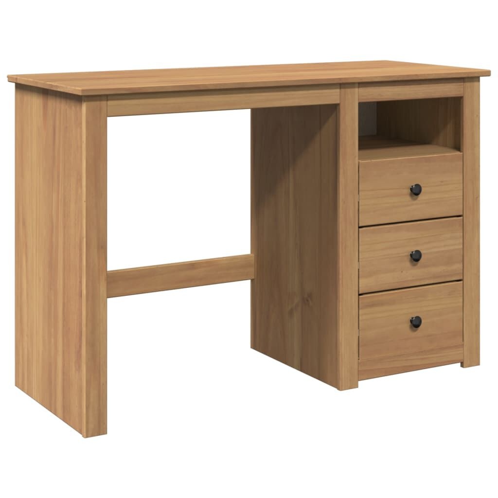 vidaXL Bureau Panama Grenenhout - 112cm - 41% Korting!