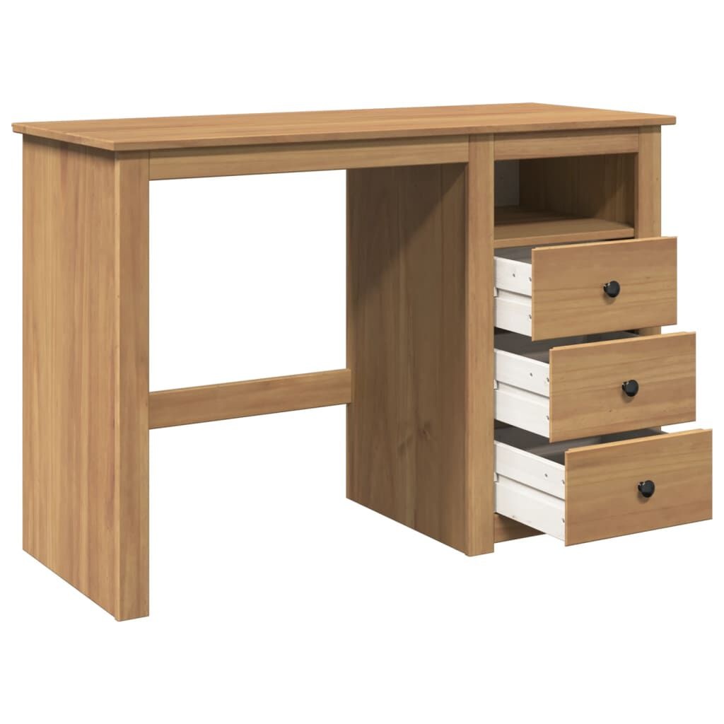 vidaXL Bureau Panama Grenenhout - 112cm - 41% Korting!