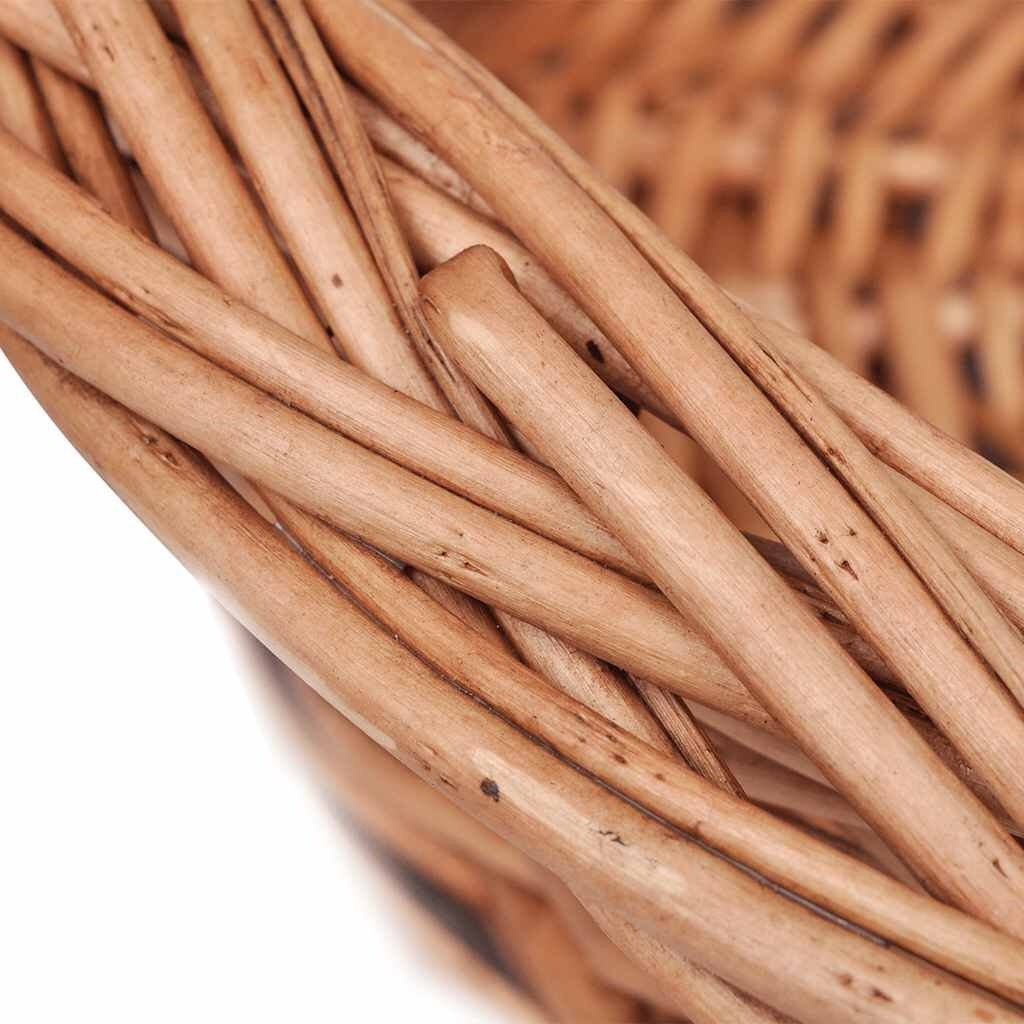 VidaXL Hondenmand Wilgen 90cm - Natuurlijk - 53% Korting!