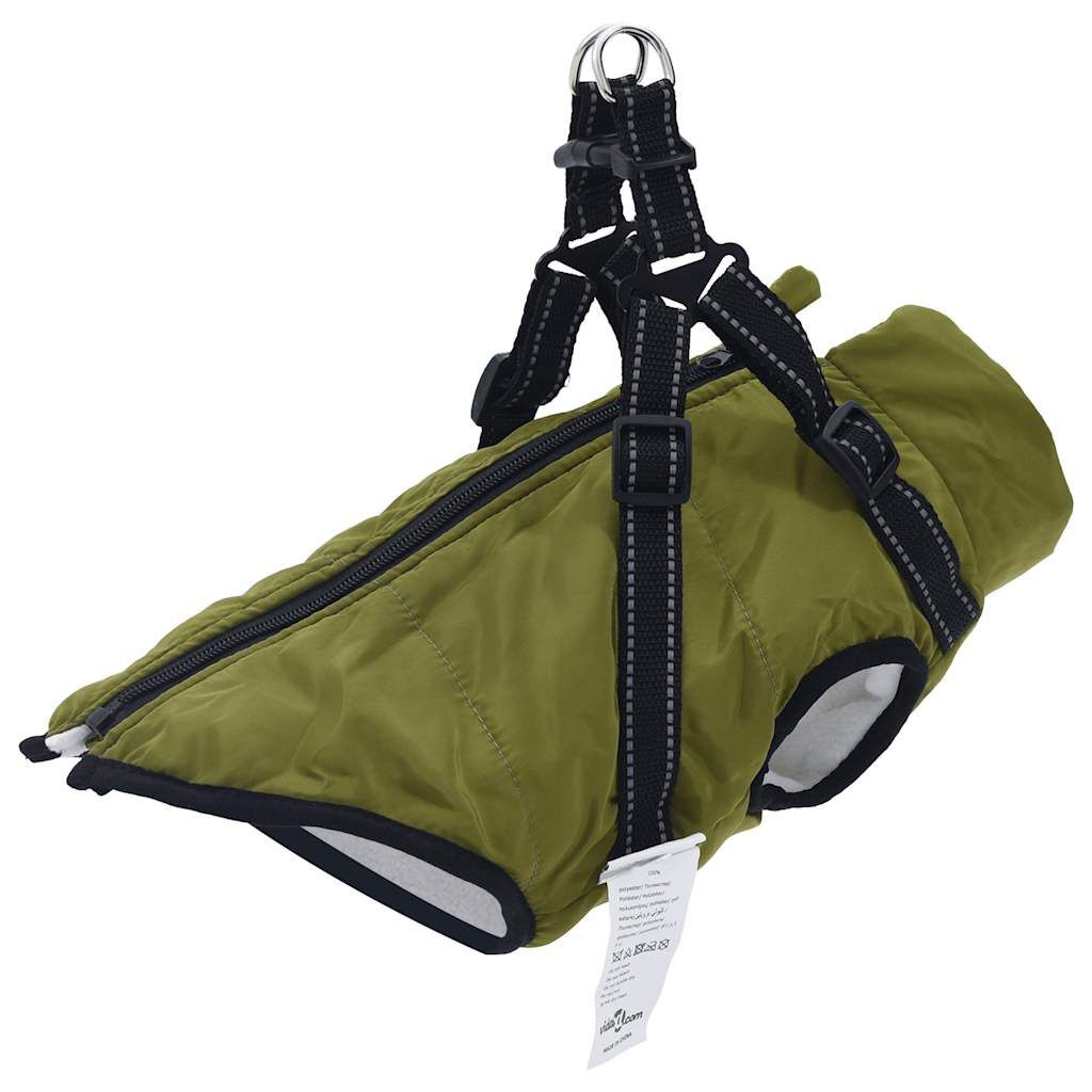 Hondenjas met Harnas - Legergroen L32 - 47% Korting!