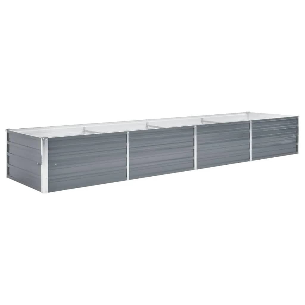 vidaXL Verhoogde Plantenbak 320cm Grijs - 35% Korting!