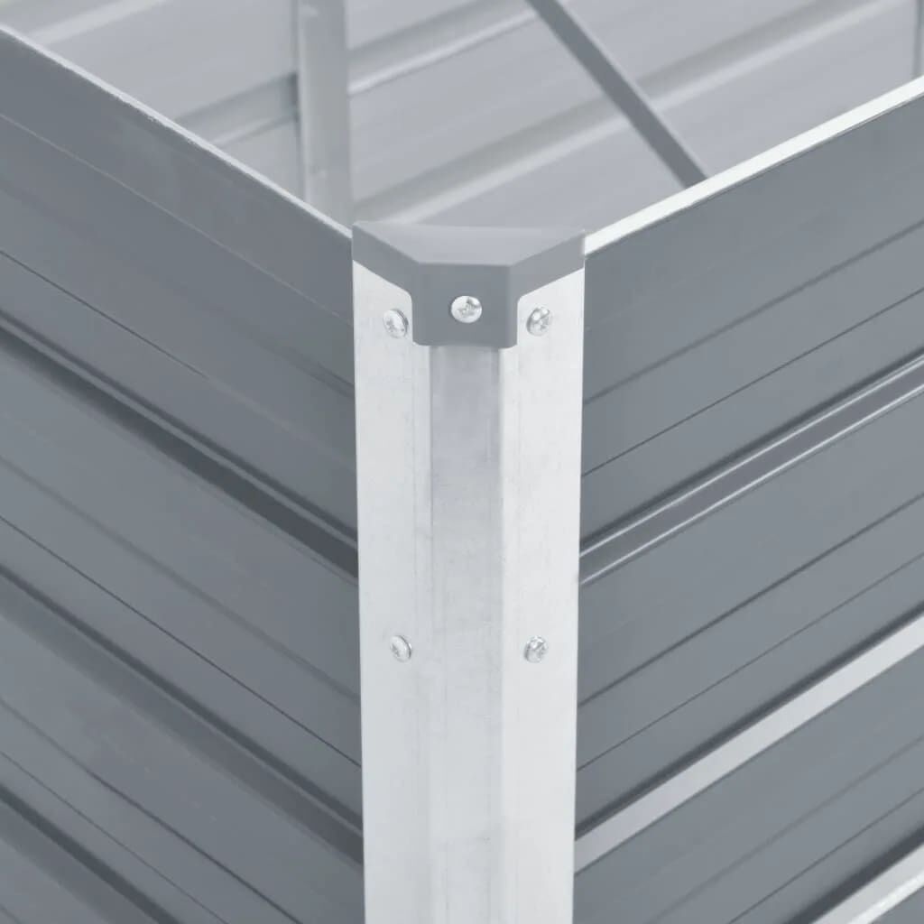 vidaXL Verhoogde Plantenbak 320cm Grijs - 35% Korting!