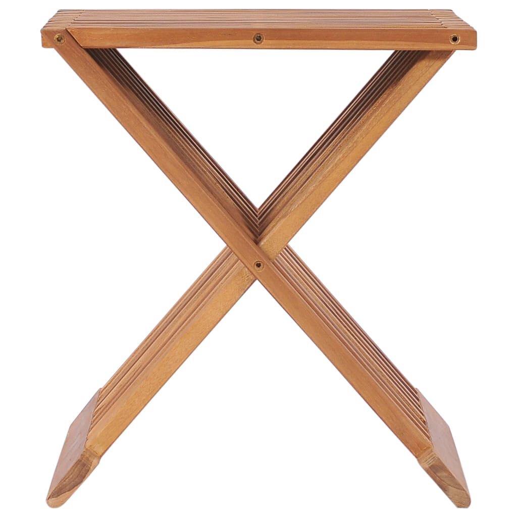 Teakhouten Kruk Inklapbaar - 40x32x45cm - 35% Korting!