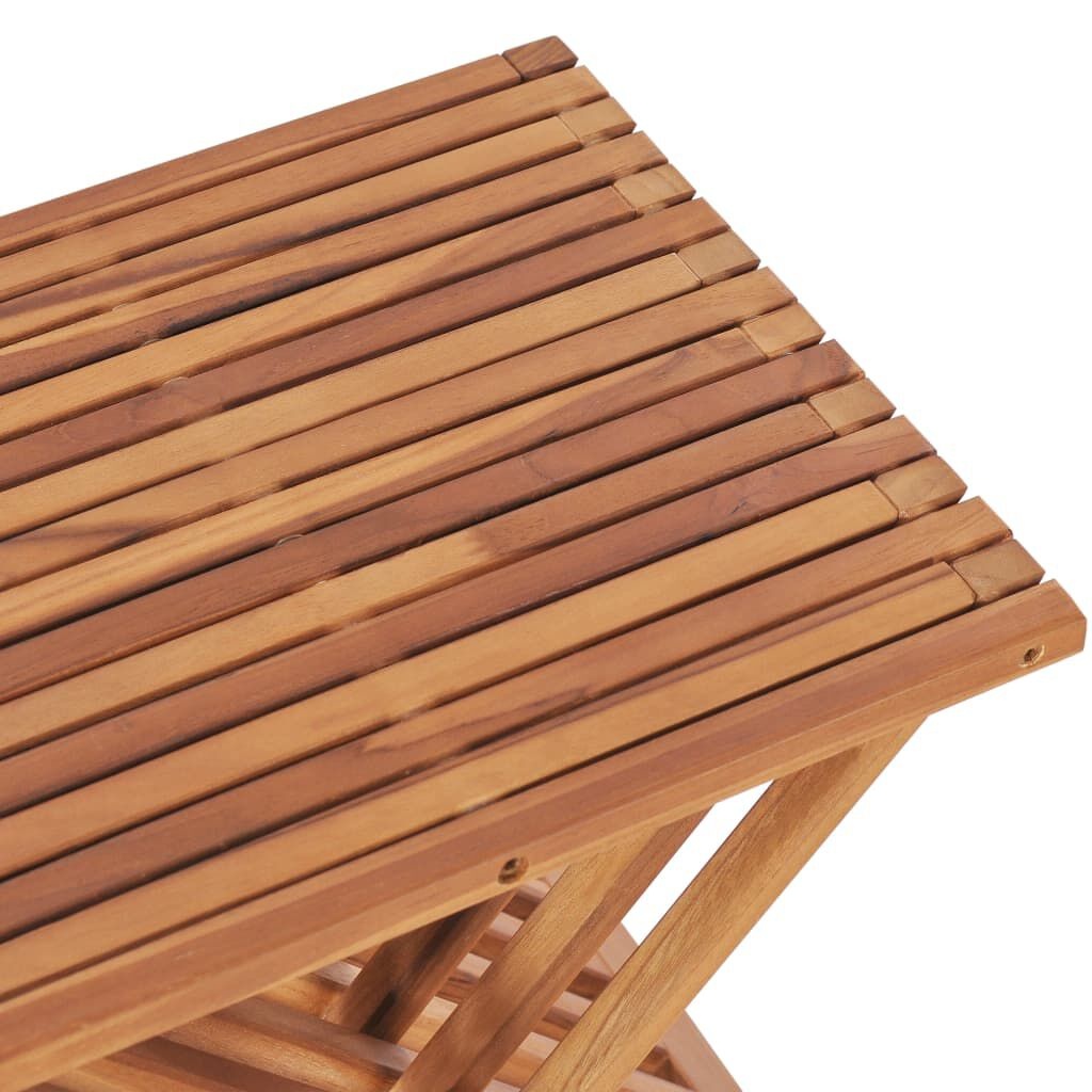 Teakhouten Kruk Inklapbaar - 40x32x45cm - 35% Korting!