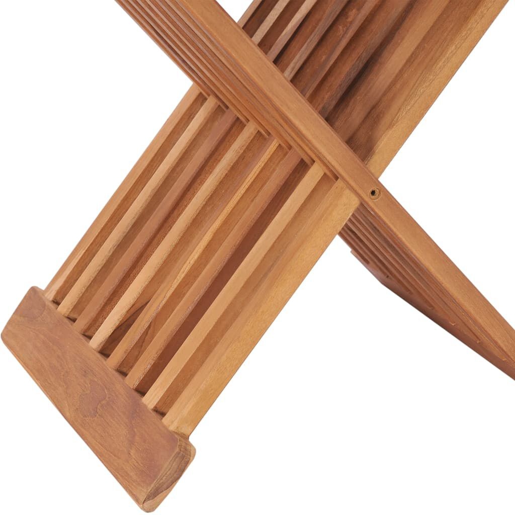 Teakhouten Kruk Inklapbaar - 40x32x45cm - 35% Korting!