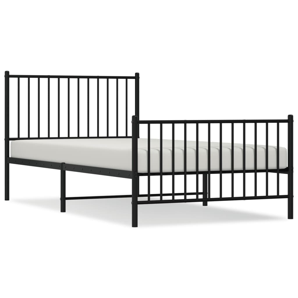 VidaXL Bedframe 100x200 cm Zwart - 41% Korting!