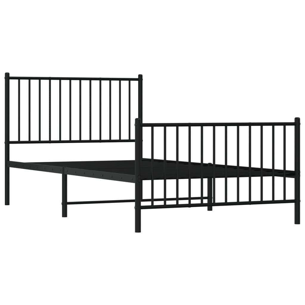 VidaXL Bedframe 100x200 cm Zwart - 41% Korting!
