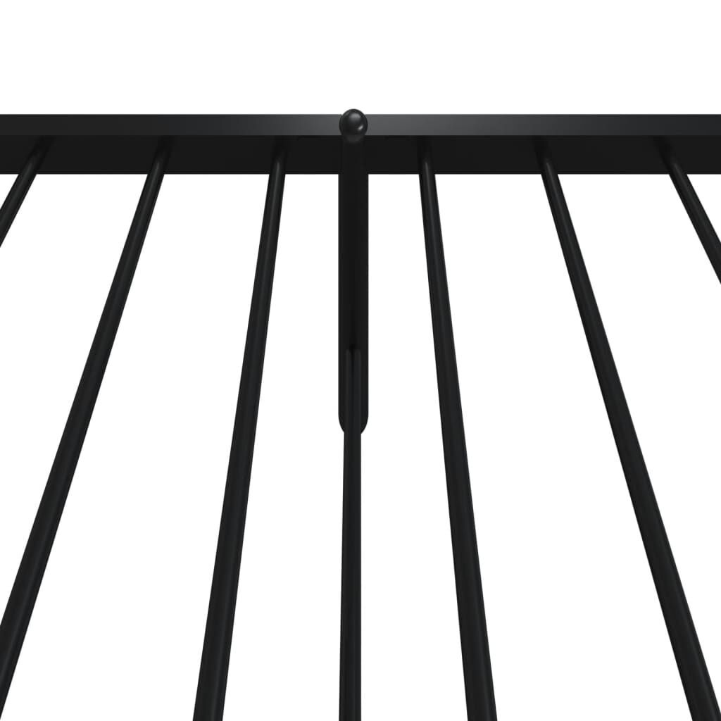 VidaXL Bedframe 100x200 cm Zwart - 41% Korting!