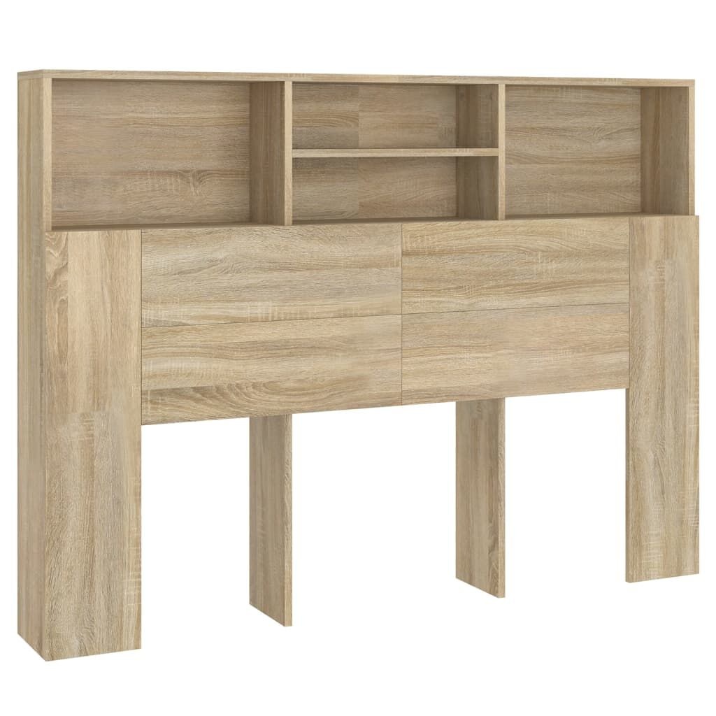 vidaXL Hoofdbordkast 140cm Sonoma Eiken - 42% Korting!