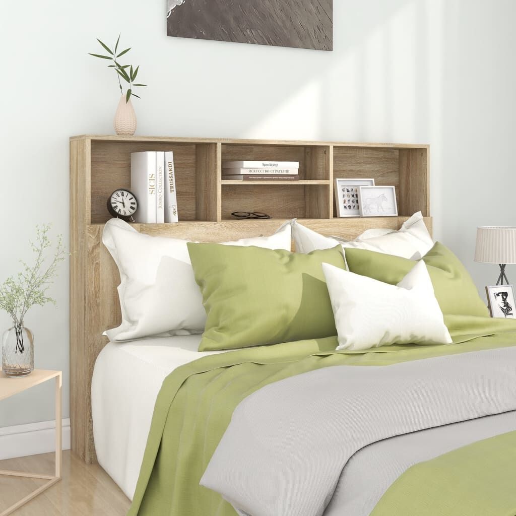 vidaXL Hoofdbordkast 140cm Sonoma Eiken - 42% Korting!