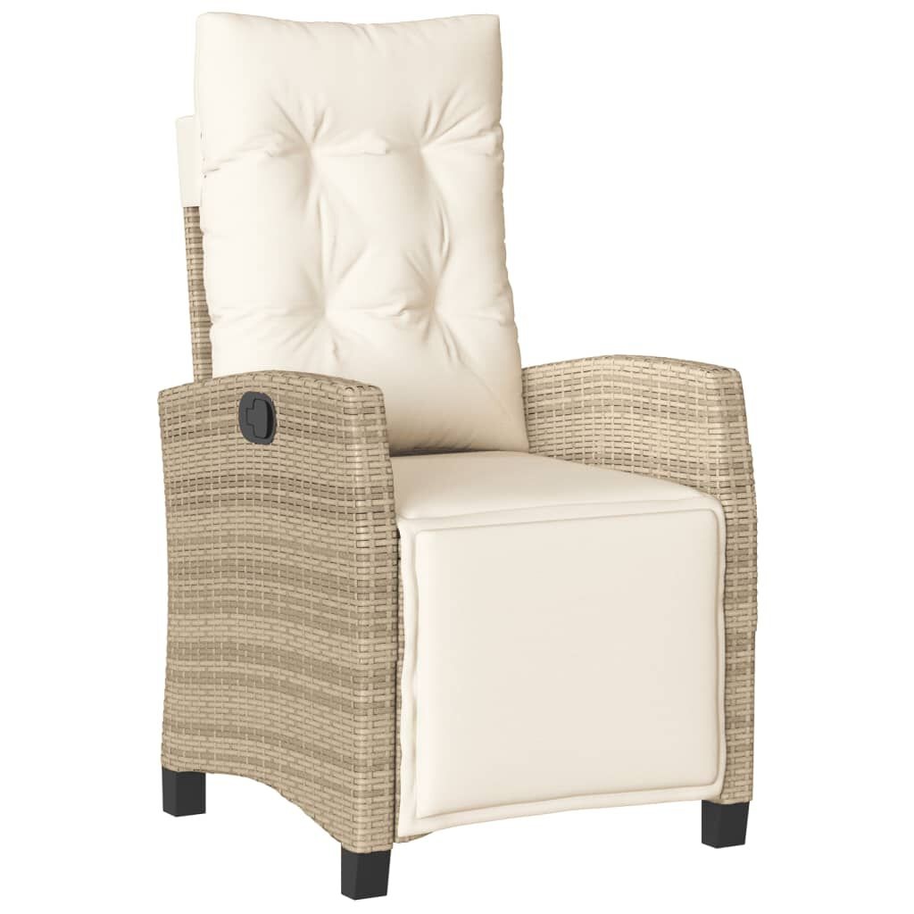 VidaXL Tuinstoel Verstelbaar Beige - 35% Korting!